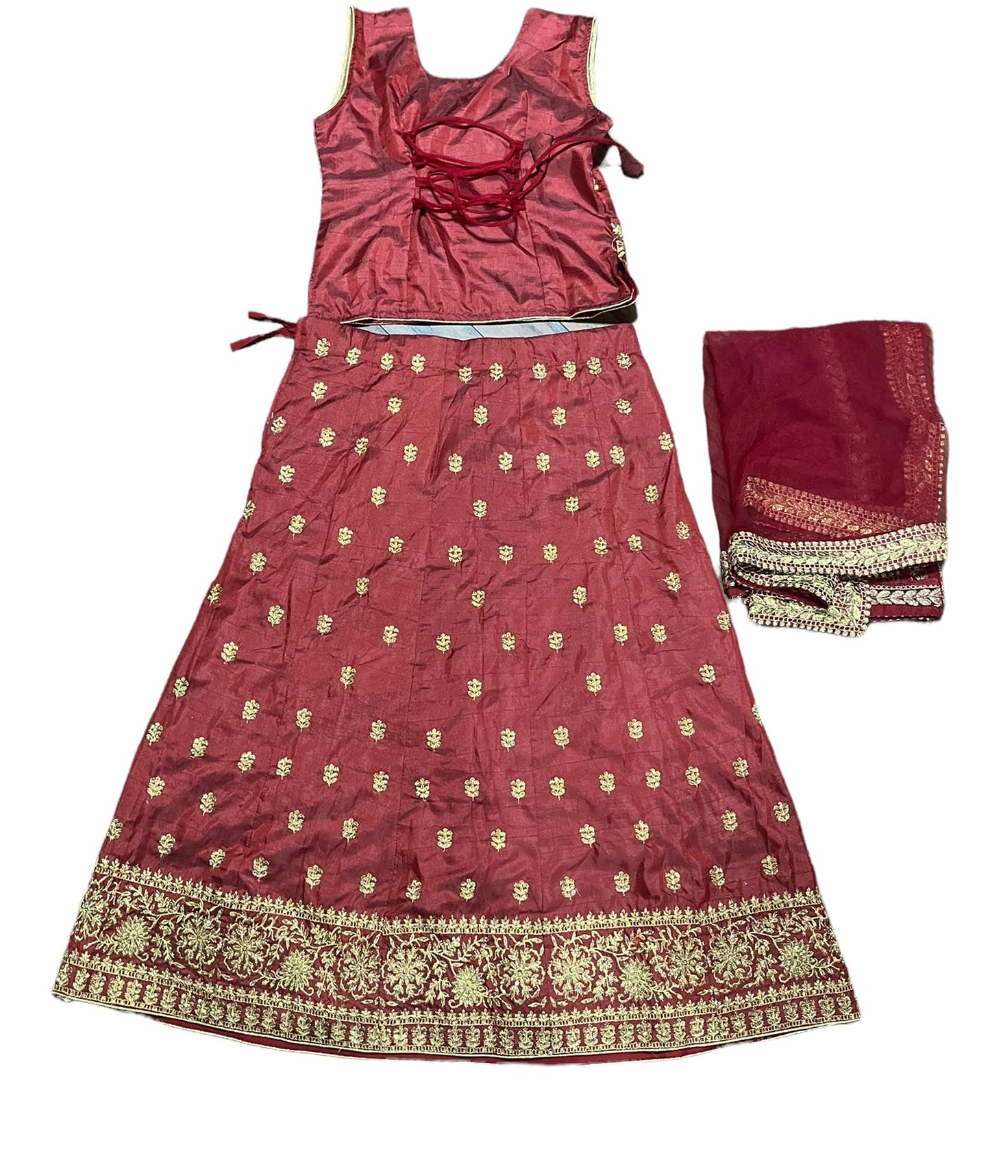 TRADITIONAL GIRLS LEHENGA CHOLI SET – ETHNIC WEAR FOR KIDS-027