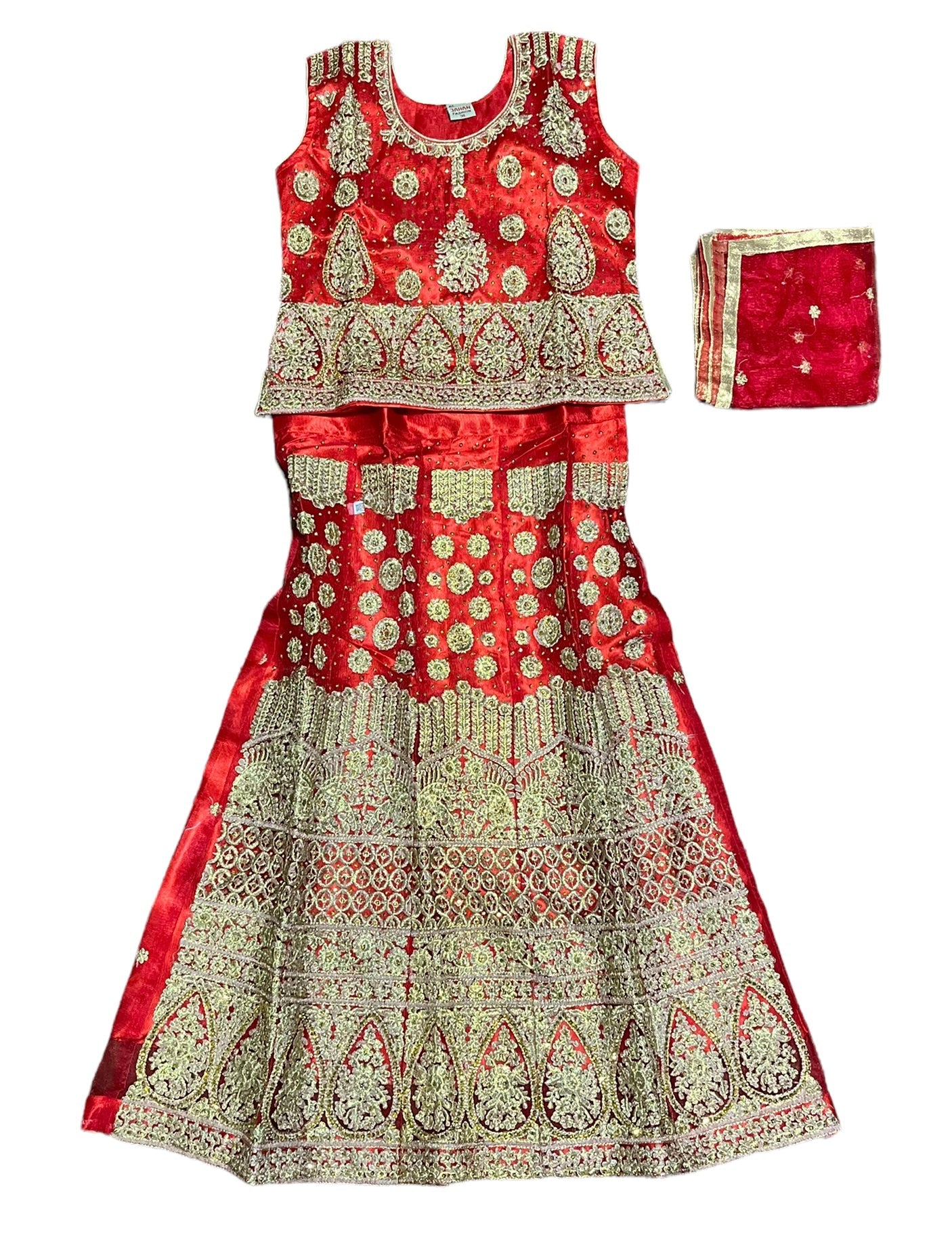 TRADITIONAL GIRLS LEHENGA CHOLI SET – ETHNIC WEAR FOR KIDS-06