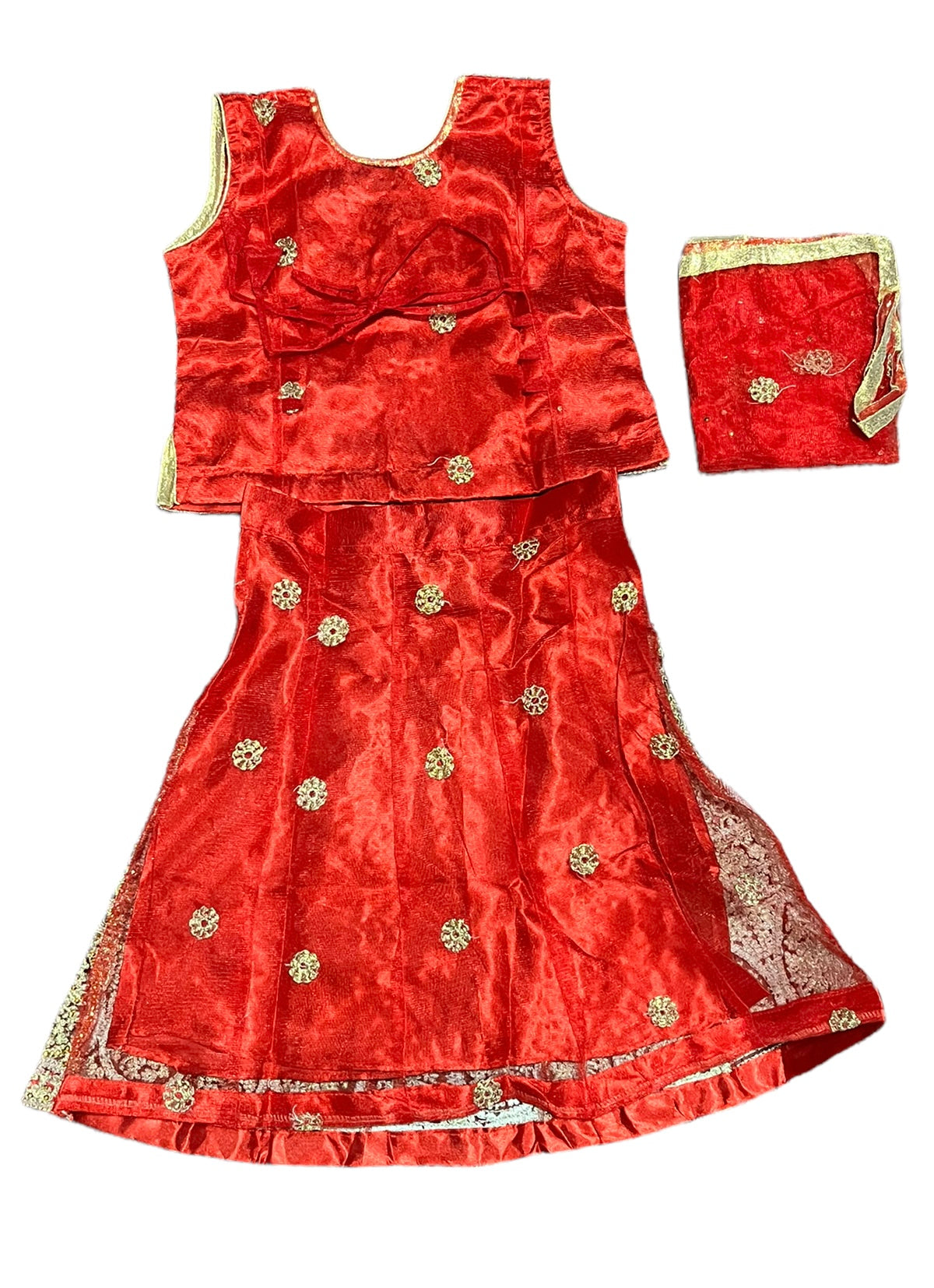 TRADITIONAL GIRLS LEHENGA CHOLI SET – ETHNIC WEAR FOR KIDS-015