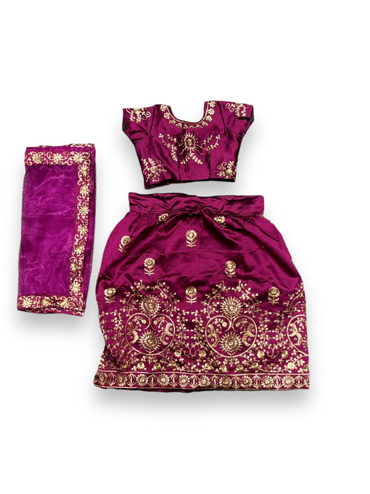 TRADITIONAL GIRLS LEHENGA CHOLI SET – ETHNIC WEAR FOR KIDS-030