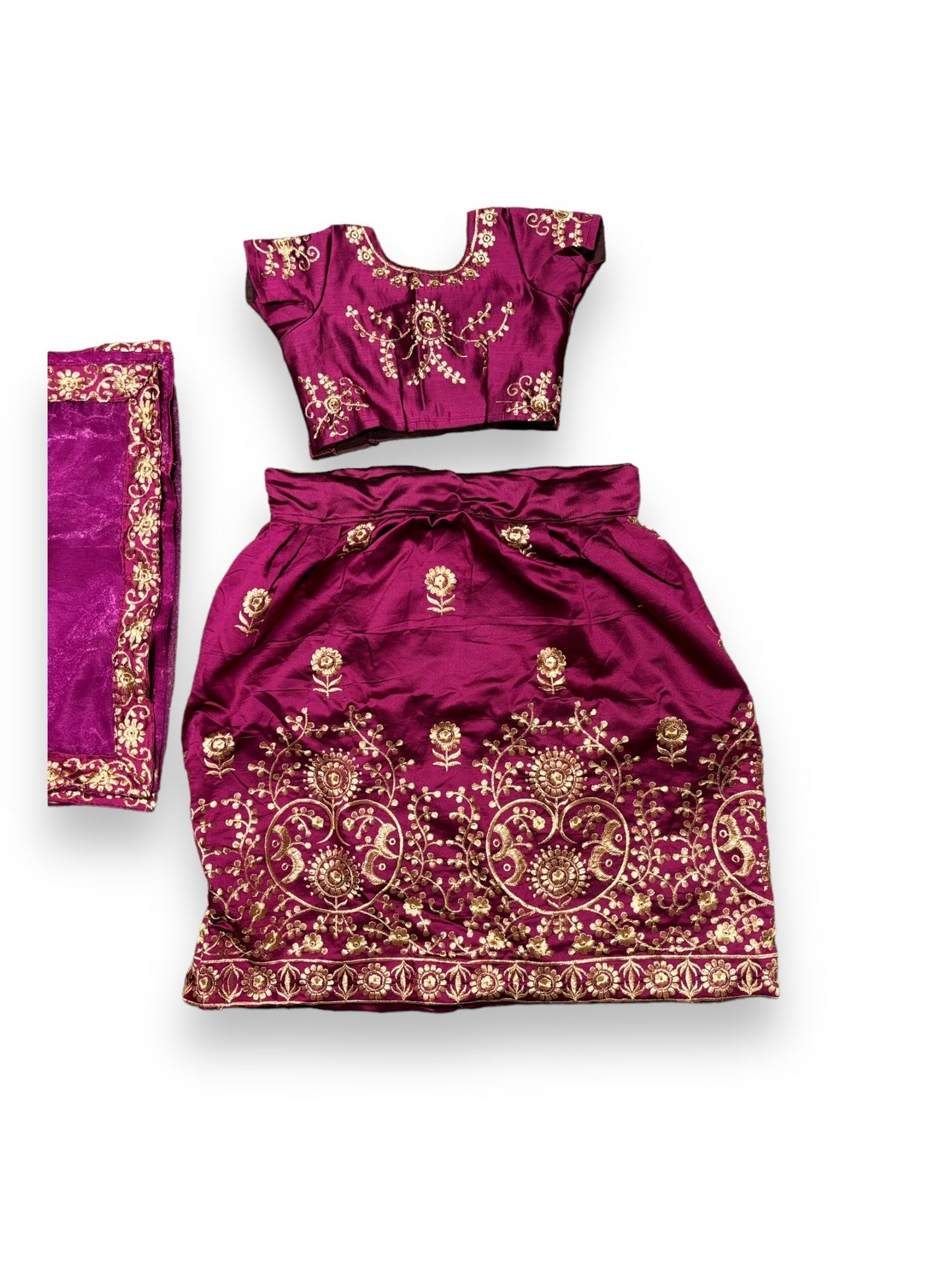 TRADITIONAL GIRLS LEHENGA CHOLI SET – ETHNIC WEAR FOR KIDS-030