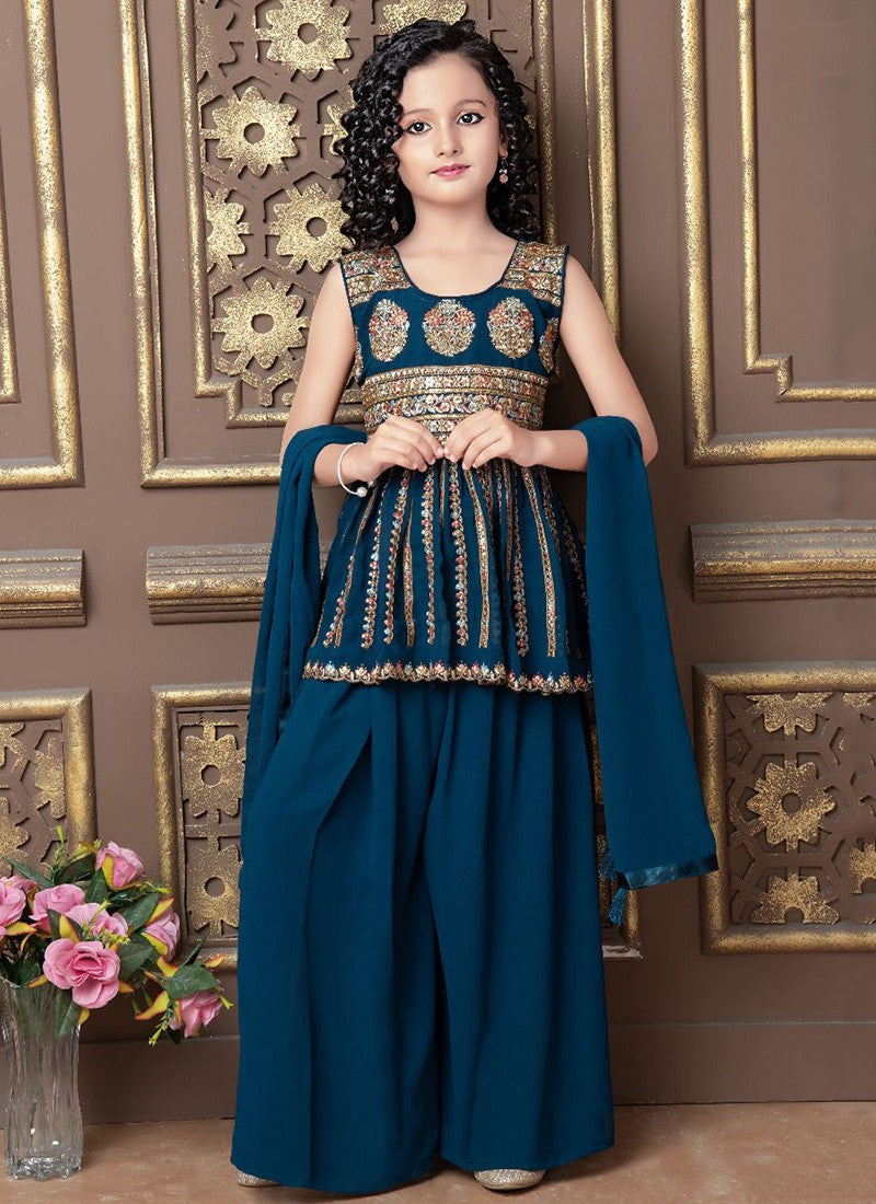 TRADITIONAL SALWAR KAMEEZ SUIT FOR YOUNG GIRLS - ETHNIC WEAR - 01