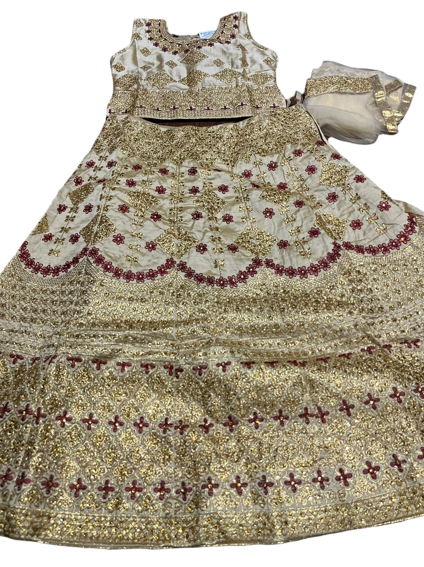 TRADITIONAL GIRLS LEHENGA CHOLI SET – ETHNIC WEAR FOR KIDS-016