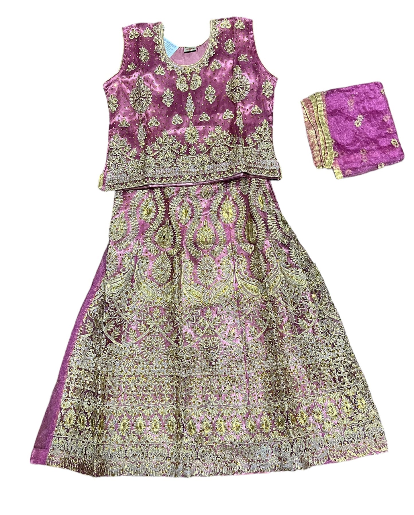 TRADITIONAL GIRLS LEHENGA CHOLI SET – ETHNIC WEAR FOR KIDS-031