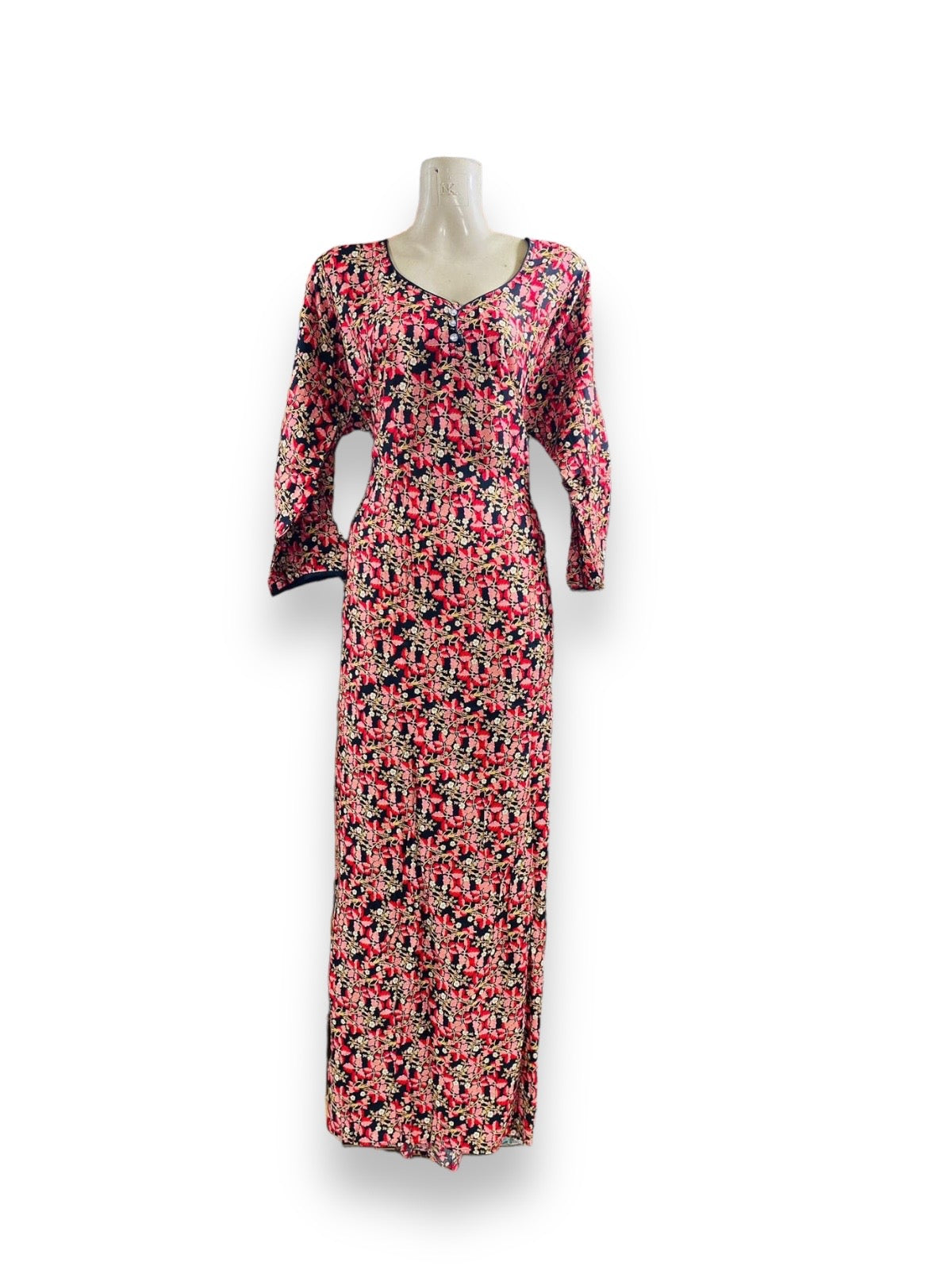 TRADITIONAL BD LINEN MAXI WITH MATCHING DUPATTA – ETHNIC WEAR FOR WOMEN - 04