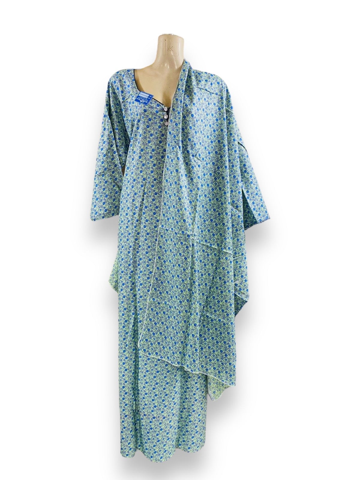 TRADITIONAL BD LINEN MAXI WITH MATCHING DUPATTA β ETHNIC WEAR FOR WOMEN - 106