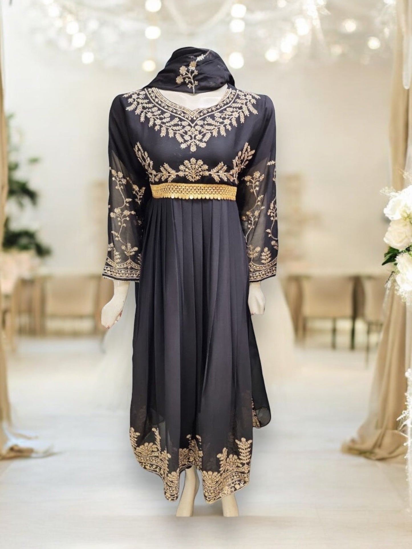 DESIGNER PARTY WEAR DRESS -ETHNIC WEAR FOR WOMEN- 205