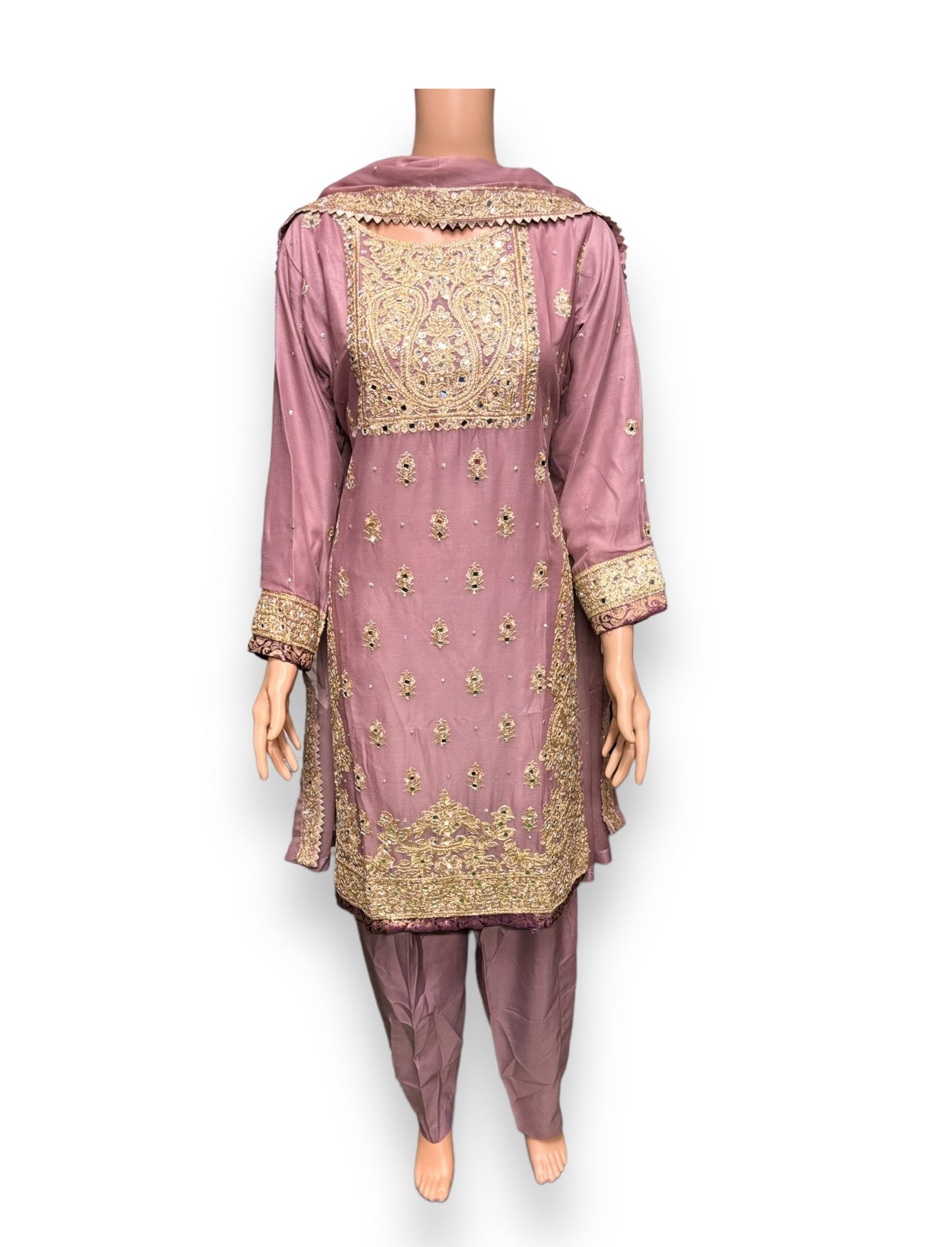 DESIGNER PARTY WEAR SALWAR KAMEEZ SET -ETHNIC WEAR FOR WOMEN- 201