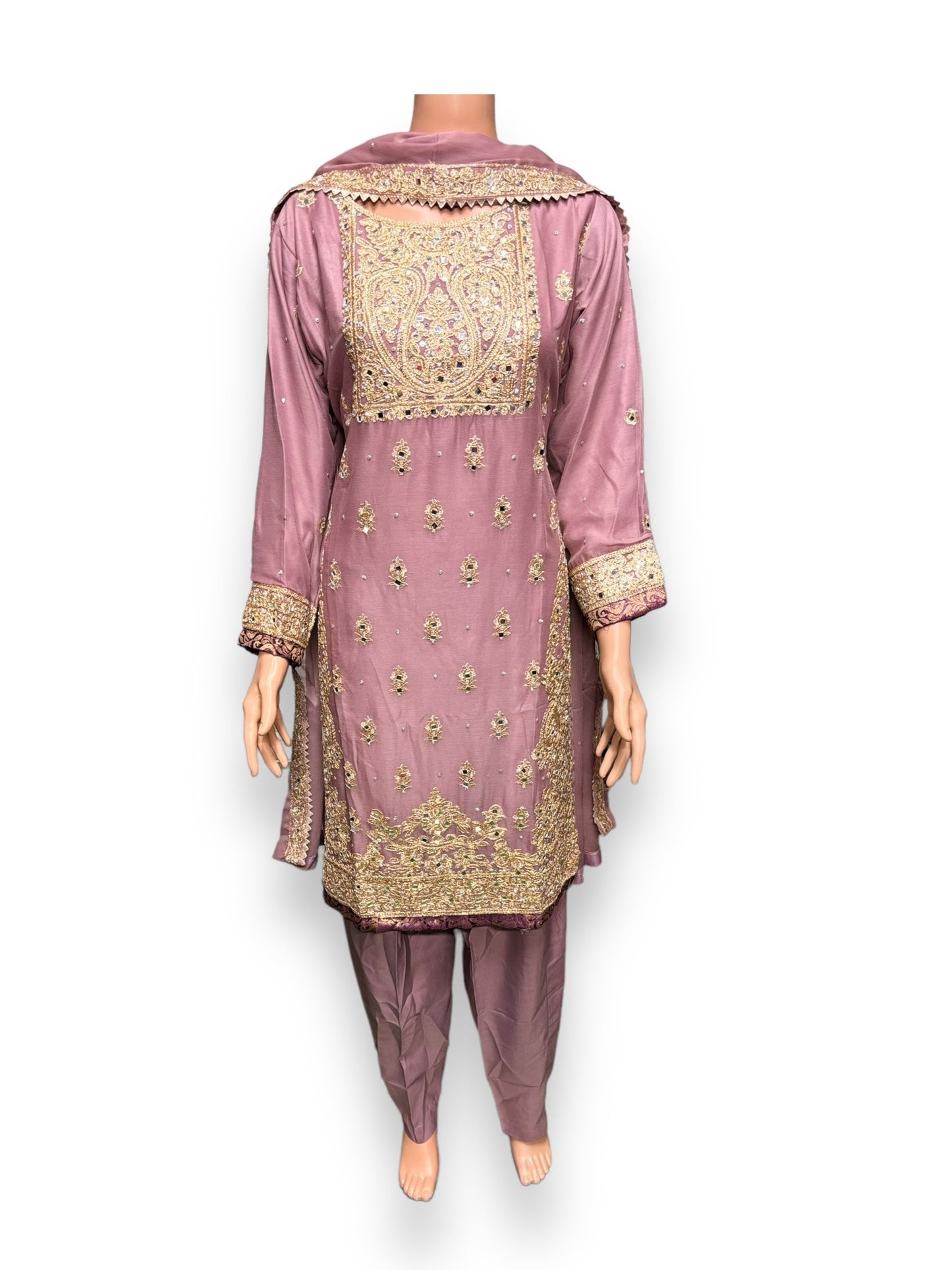 DESIGNER PARTY WEAR SALWAR KAMEEZ SET -ETHNIC WEAR FOR WOMEN- 201