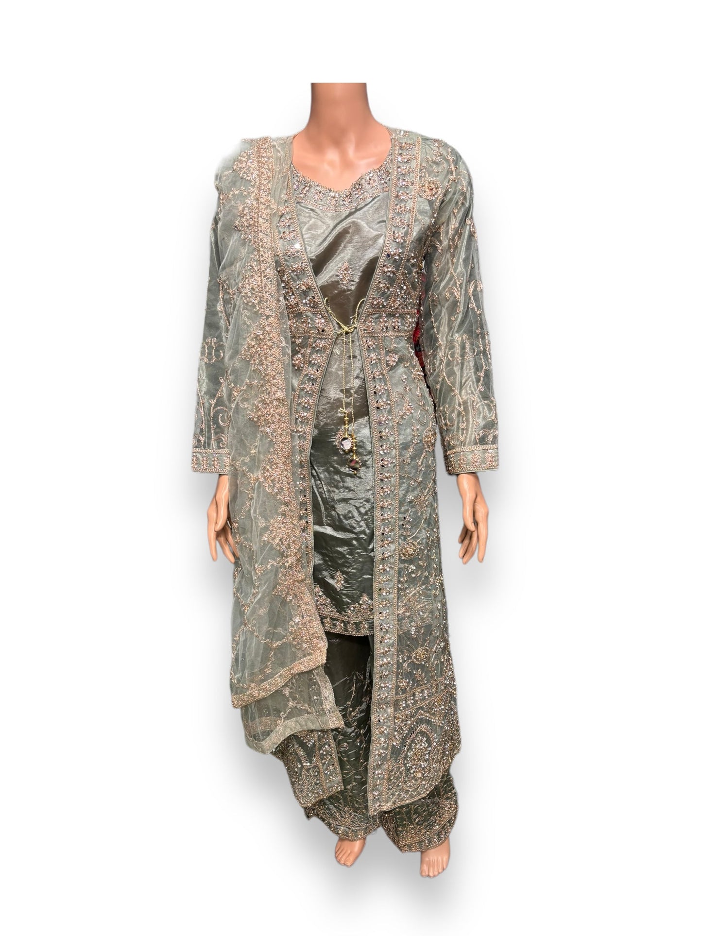 DESIGNER PARTY WEAR SALWAR KAMEEZ SET -ETHNIC WEAR FOR WOMEN- 203