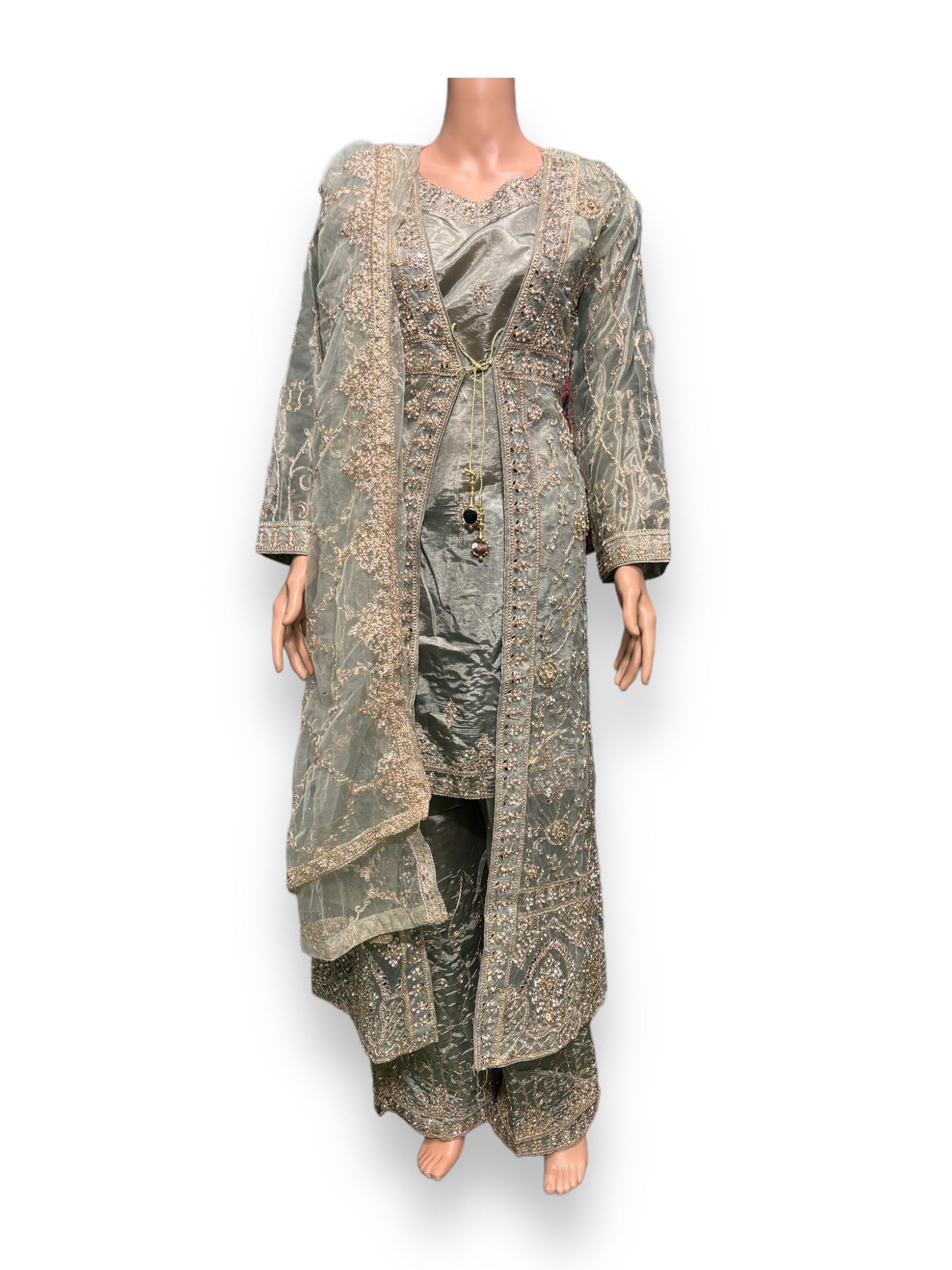 DESIGNER PARTY WEAR SALWAR KAMEEZ SET -ETHNIC WEAR FOR WOMEN- 203