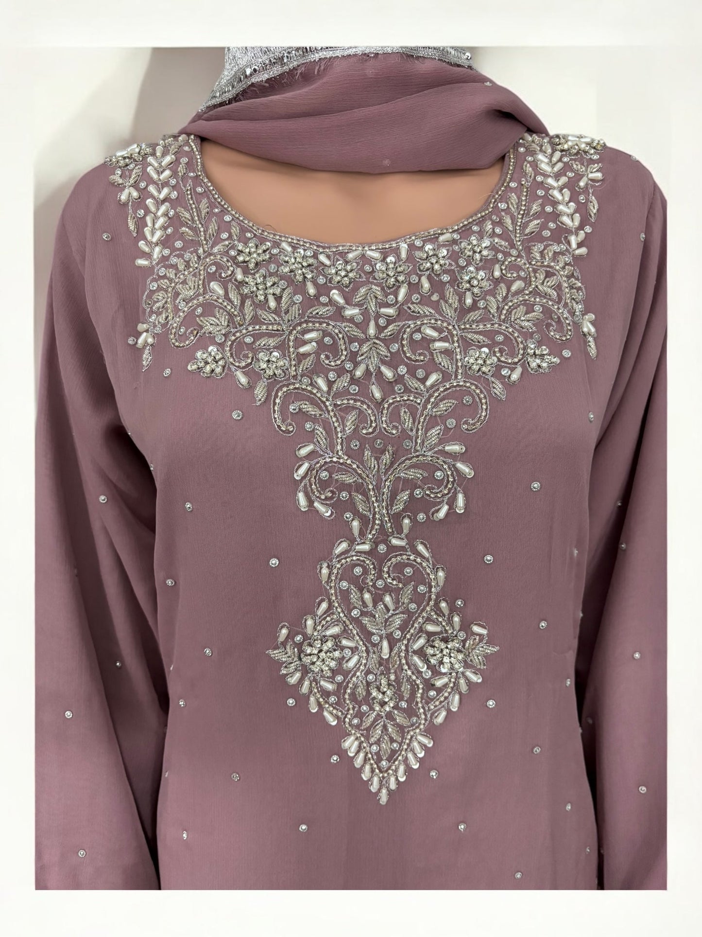 LAVENDER- TRADITIONAL GARARA DESIGNER SALWAR KAMEEZ SUIT- ETHNIC WEAR FOR WOMEN - 234