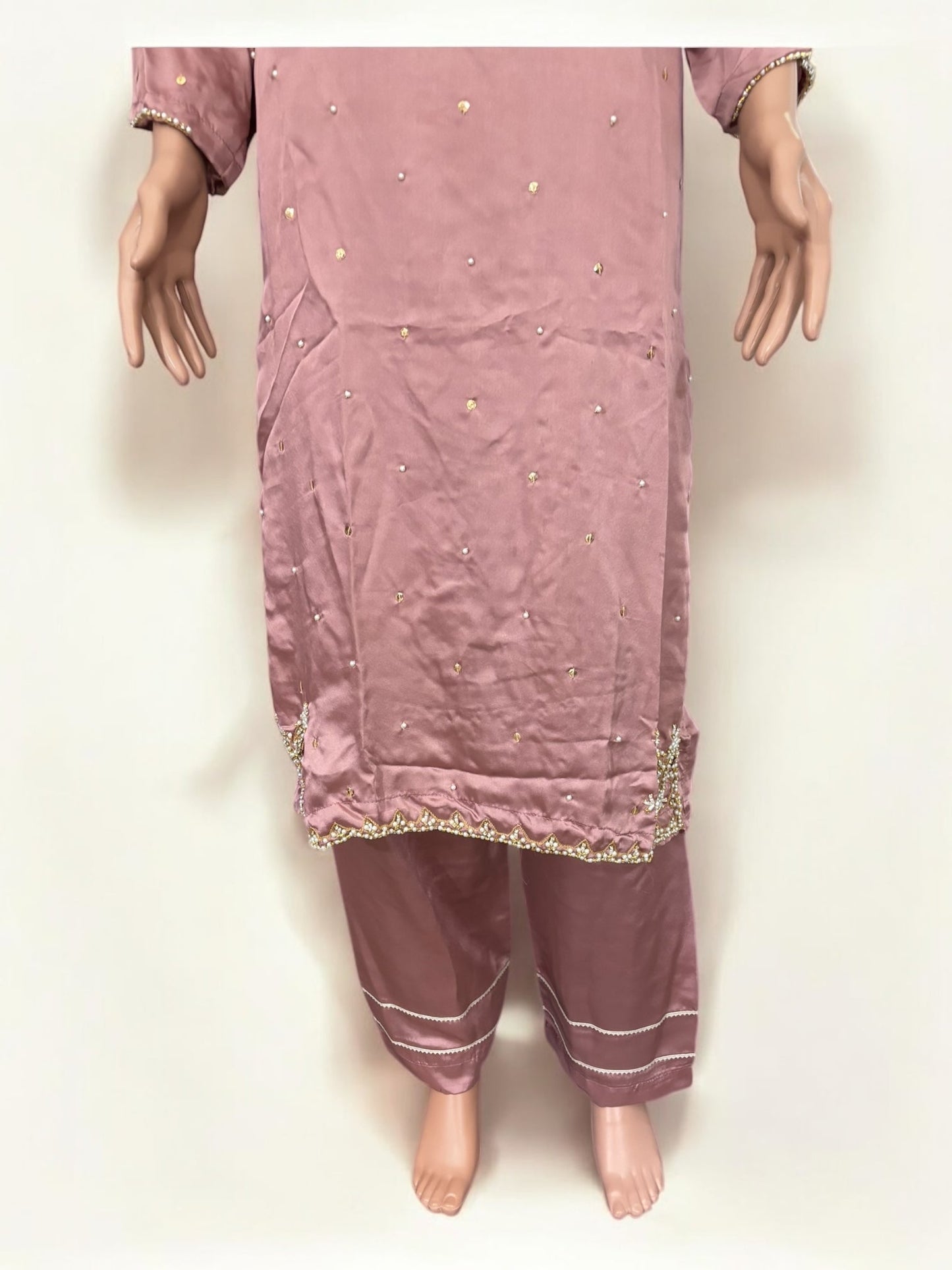PINK COLOR - TRADITIONAL DESIGNER SALWAR KAMEEZ SUIT- ETHNIC WEAR FOR WOMEN - 237