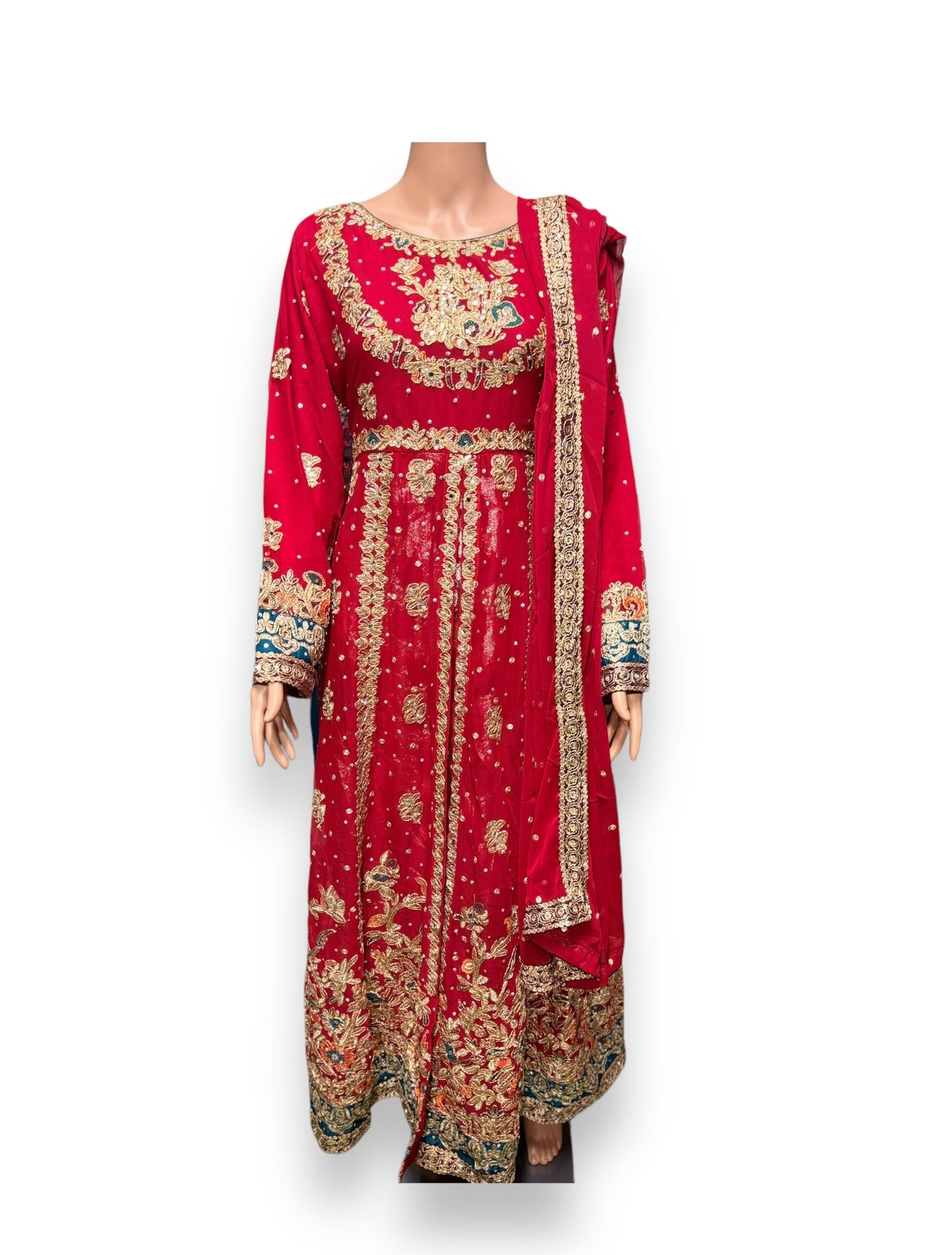 TRADITIONAL DESIGNER MAXI GOWN-ETHNIC WEAR FOR WOMEN - 204