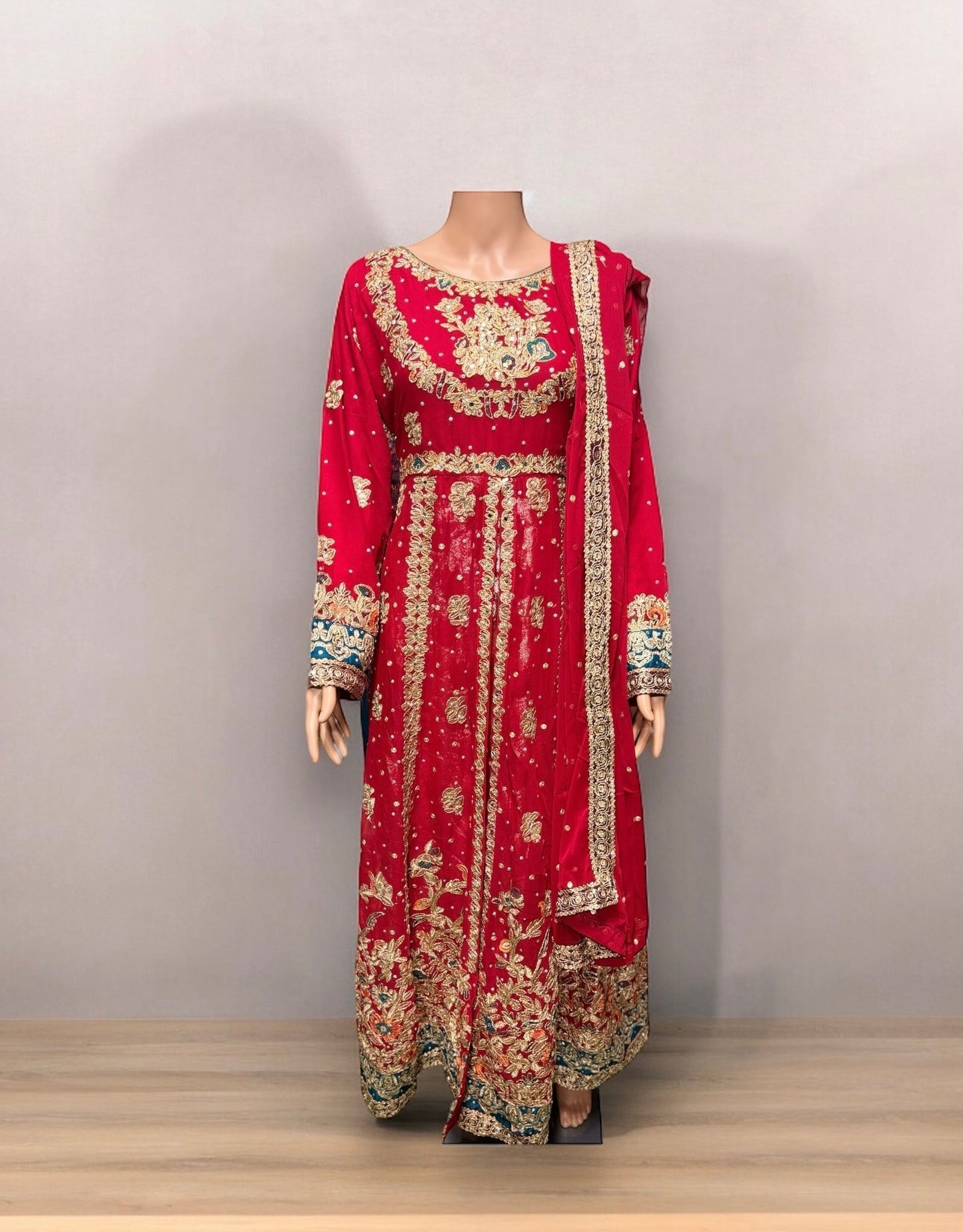 TRADITIONAL DESIGNER MAXI GOWN-ETHNIC WEAR FOR WOMEN - 204