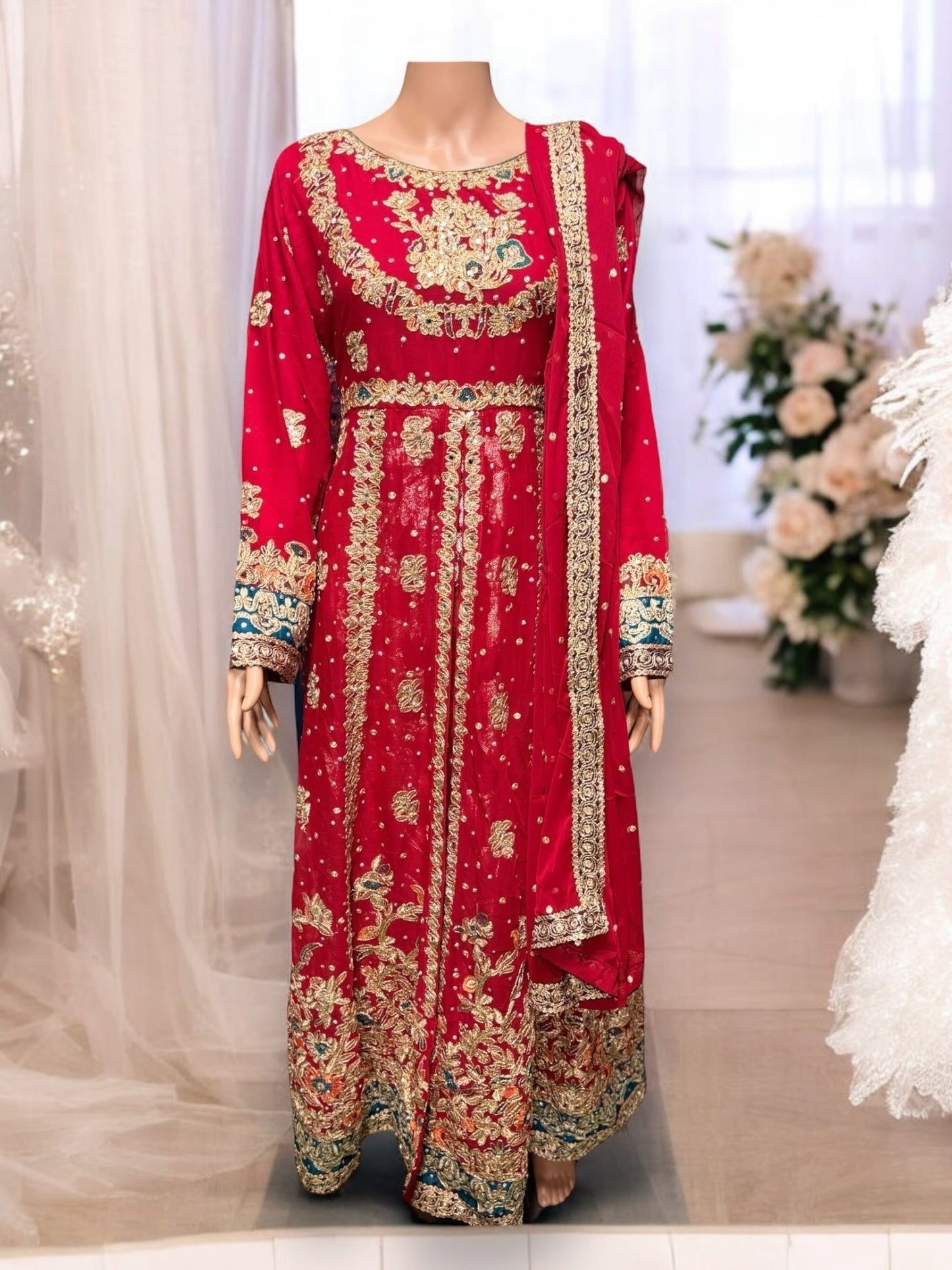 TRADITIONAL DESIGNER MAXI GOWN-ETHNIC WEAR FOR WOMEN - 204