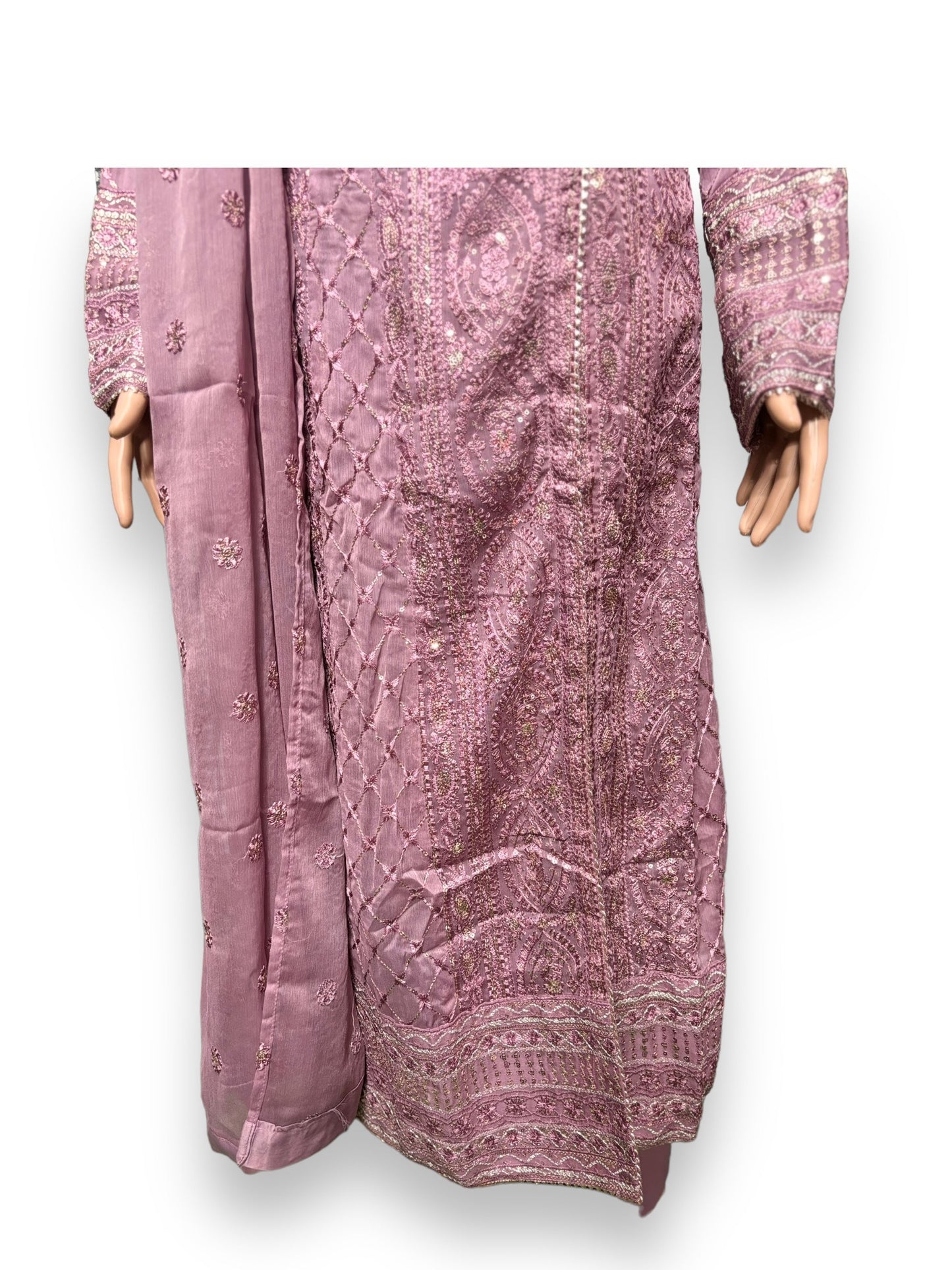 TRADITIONAL DESIGNER PARTY WEAR SALWAR KAMEEZ SET -ETHNIC WEAR FOR WOMEN- 210
