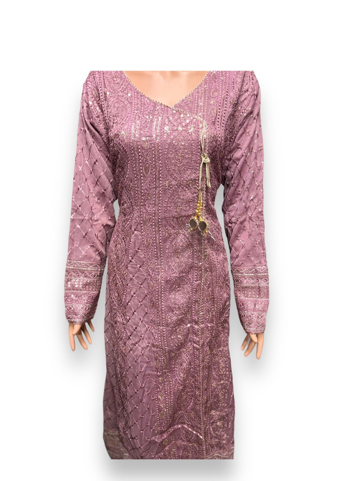 TRADITIONAL DESIGNER PARTY WEAR SALWAR KAMEEZ SET -ETHNIC WEAR FOR WOMEN- 210