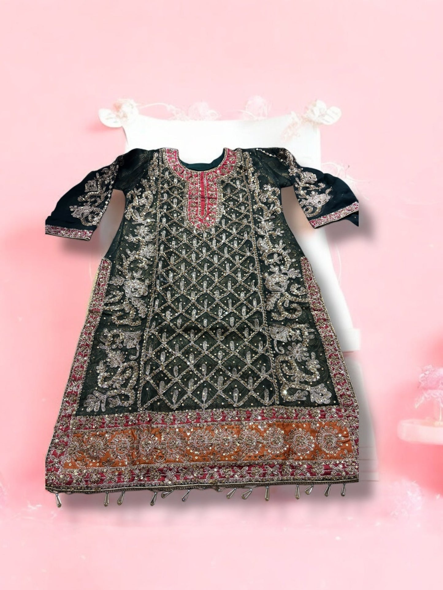 TRADITIONAL DESIGNER SHARARA SALWAR KAMEEZ SET – ETHNIC WEAR FOR WOMEN-02