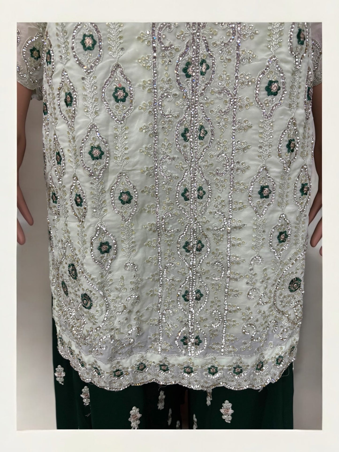 TRADITIONAL DESIGNER SHARARA SALWAR KAMEEZ SUIT - ETHNIC WEAR FOR WOMEN - 208