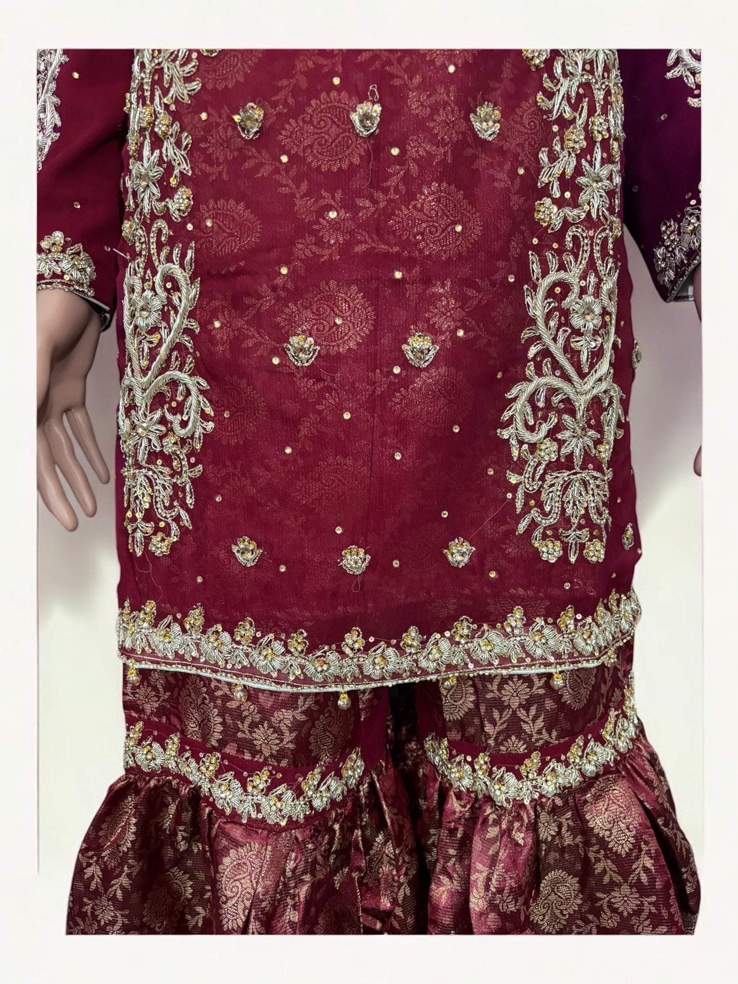 TRADITIONAL GARARA DESIGNER SALWAR KAMEEZ SUIT- ETHNIC WEAR FOR WOMEN - 231