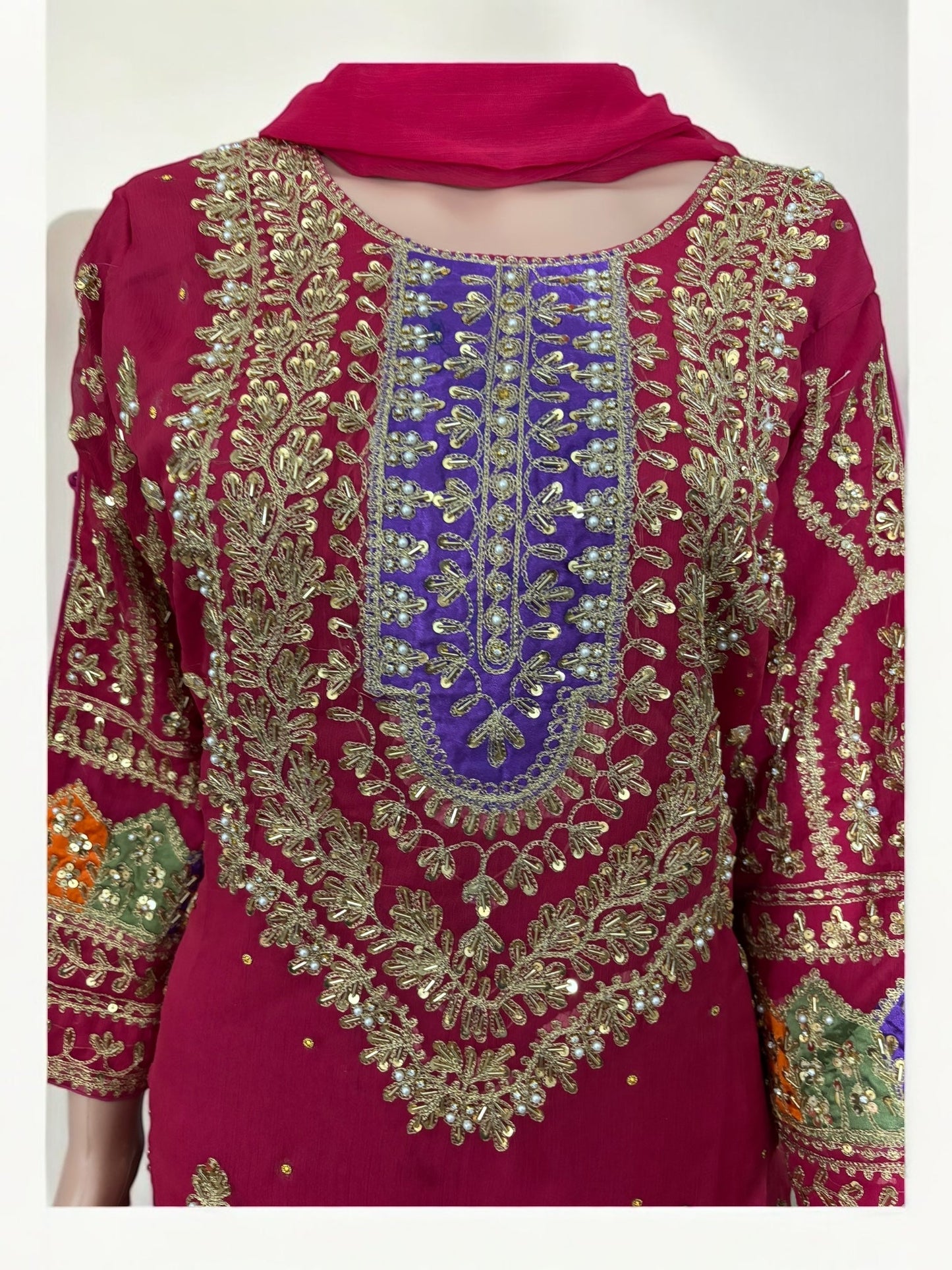 TRADITIONAL GARARA DESIGNER SALWAR KAMEEZ SUIT- ETHNIC WEAR FOR WOMEN - 232