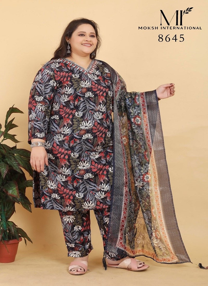 COMFORTABLE WEAR TRADITIONAL DESIGNER SALWAR KAMEEZ SUIT - ETHNIC WEAR - 307