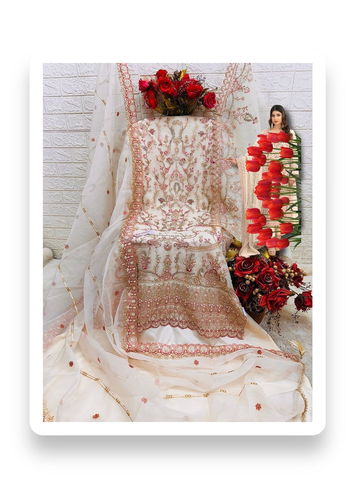 TRADITIONAL DESIGNER SALWAR KAMEEZ SUIT -ETHNIC WEAR FOR WOMEN- 1802
