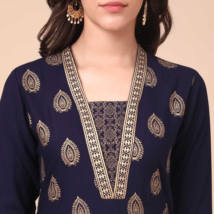 TRADITIONAL DESIGNER WEAR KURTI WITH PANT AND DUPATTA SET - 9904-ETHNIC WEAR FOR WOMEN