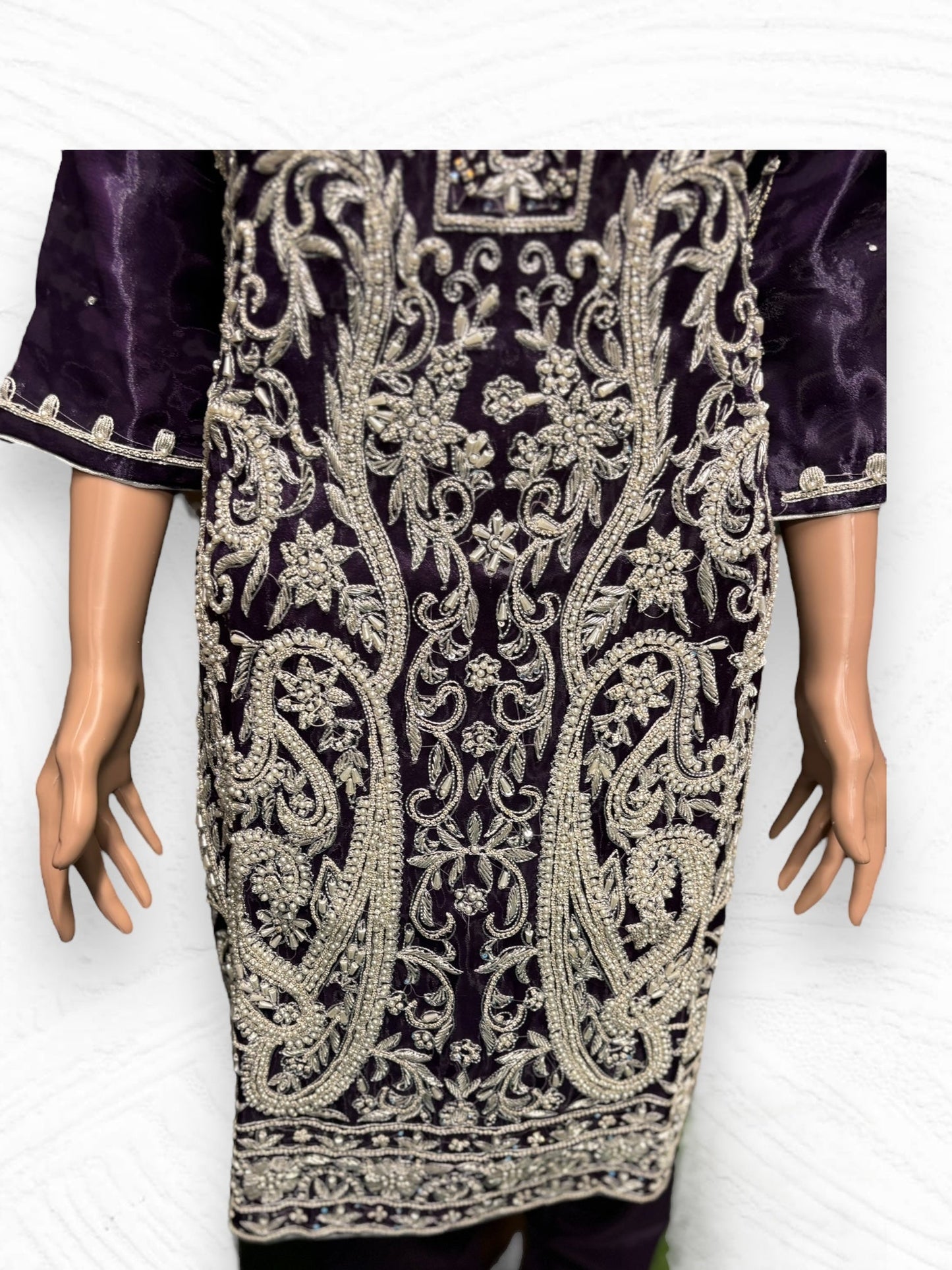 TRADITIONAL DESIGNER HANDWORK SALWAR KAMEEZ ENSEMBLE- ETHNIC WEAR FOR WOMEN-07