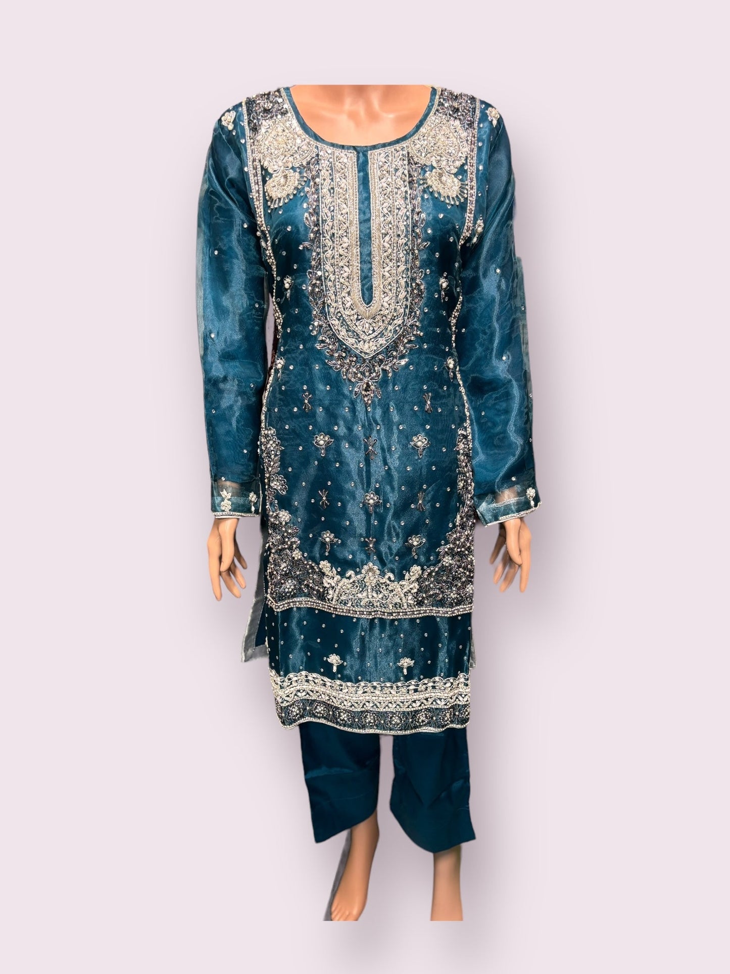 TRADITIONAL HANDWORK DESIGNER SALWAR KAMEEZ ENSEMBLE- ETHNIC WEAR FOR WOMEN-06