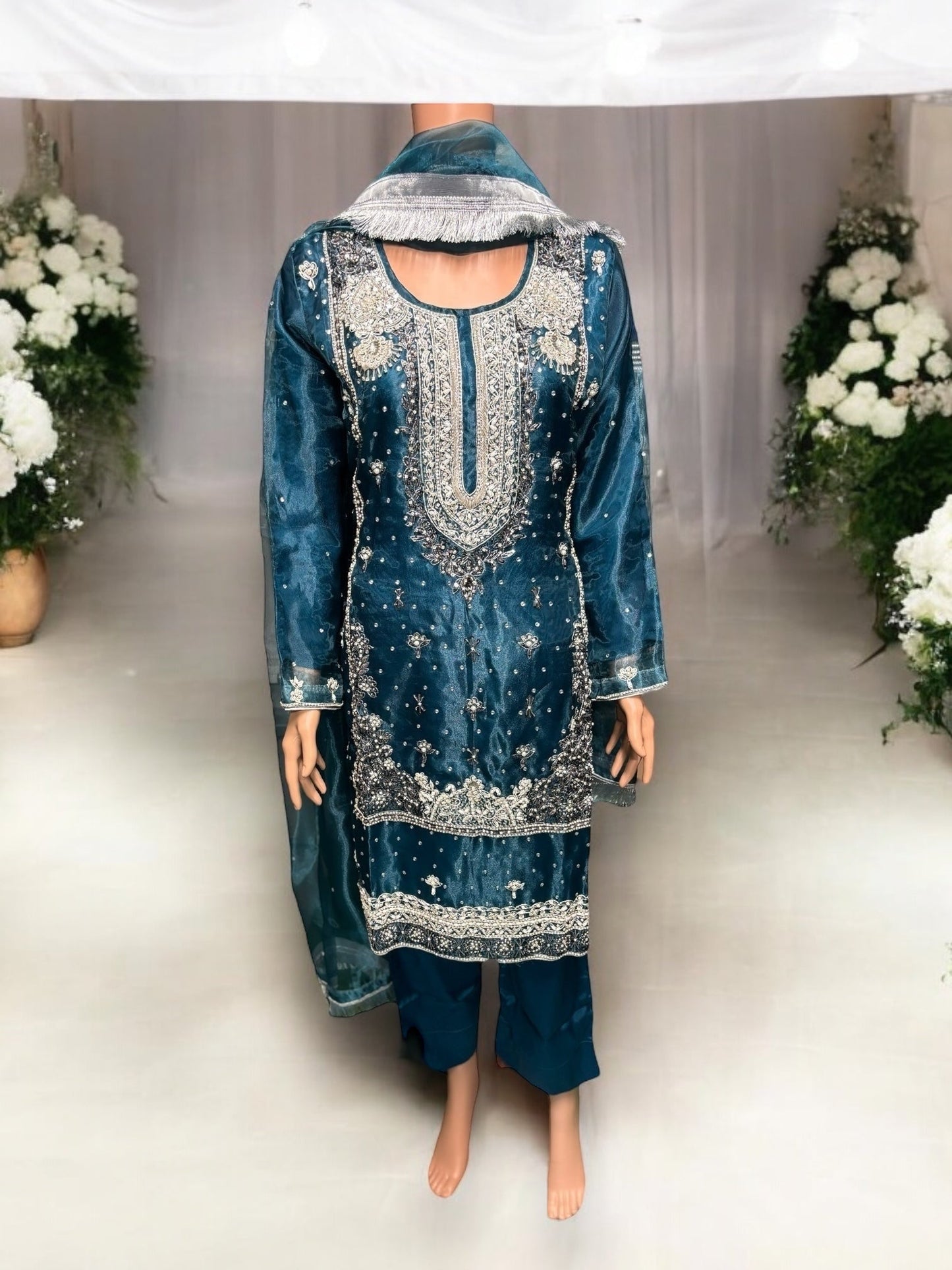 TRADITIONAL HANDWORK DESIGNER SALWAR KAMEEZ ENSEMBLE- ETHNIC WEAR FOR WOMEN-06