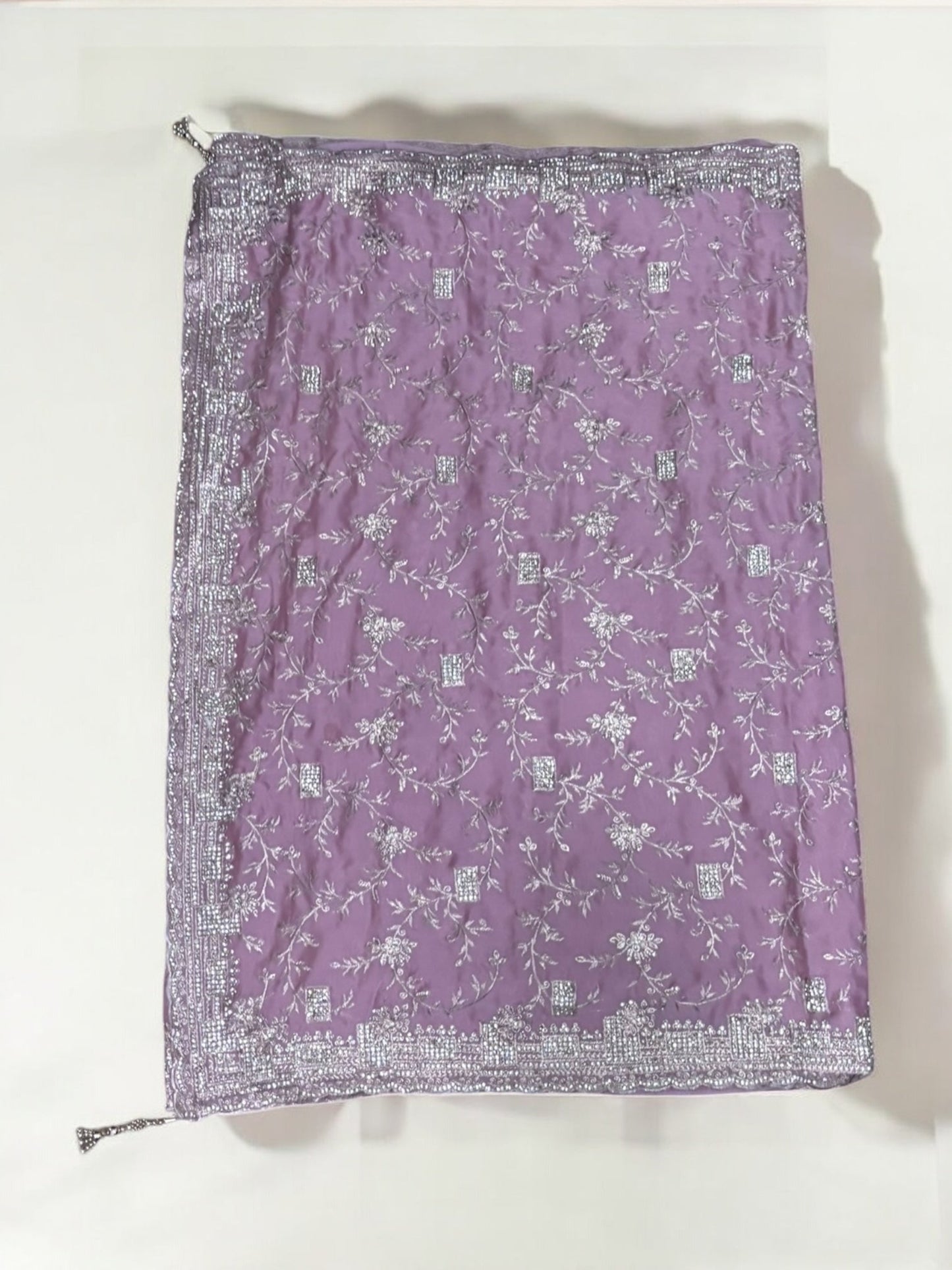 TRADITIONAL HEAVYWORK SAREE WITH READY BLOUSE– ETHNIC WEAR FOR WOMEN- S30