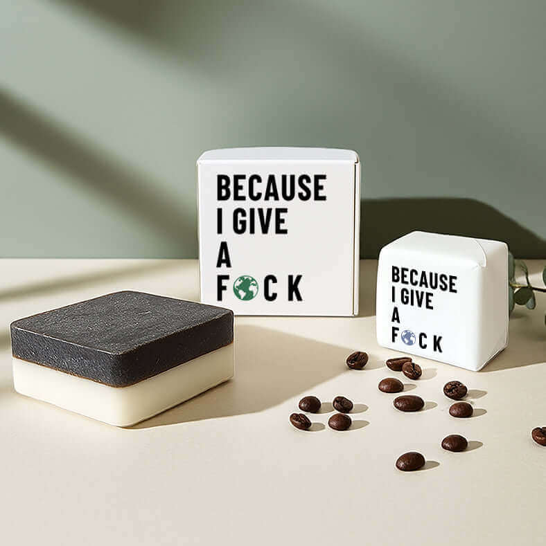 The Give-a-F🜃CK Bar – 2-in-1 Coffee Scrub Soap