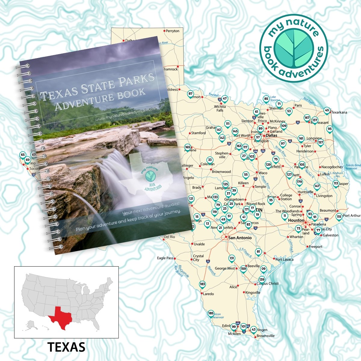 TEXAS STATE PARKS - ADVENTURE PLANNING JOURNAL