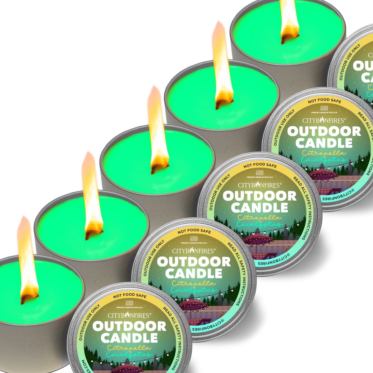 THE OUTDOOR CANDLE - CITRONELLA AND EUCALYPTUS