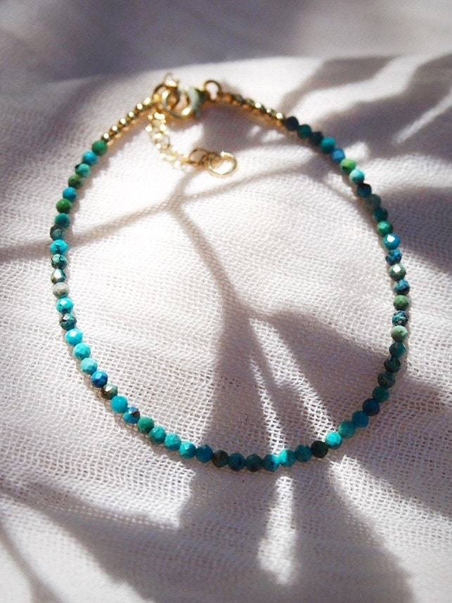 TINY TURQUOISE BRACELET - KALILINOE