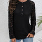 IVY LANE HALF BUTTON RAGLAN SLEEVE BLOUSE