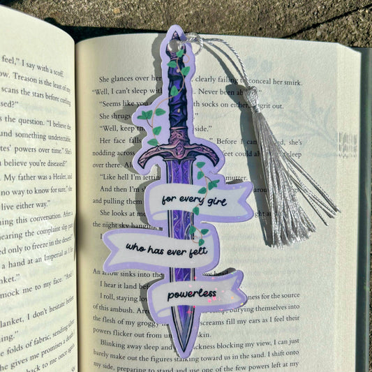 Awfullynerdy.co - Powerless Dagger Bookmark