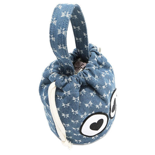 NICOLE LEE USA DRAWSTRING BUCKET BAG