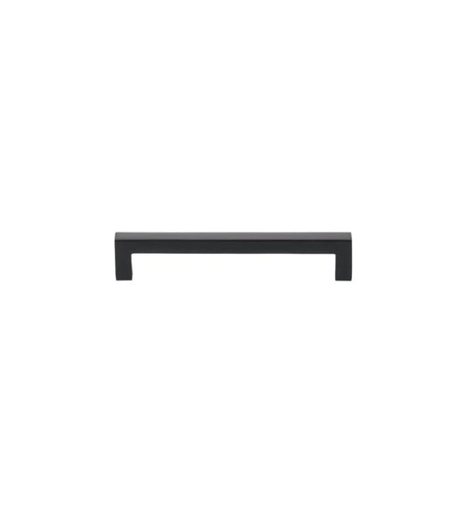 SQUARED MATTE BLACK CABINET HANDLES: ELEGANT HARDWARE FOR KITCHEN & FURNITURE | HANDCRAFTED DÉCOR BRASS CABINET PULL - DRAWER PULLS