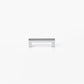 SQUARED POLISHED CHROME CABINET HANDLES: ELEGANT HARDWARE FOR KITCHEN & FURNITURE | HANDCRAFTED DÉCOR BRASS CABINET PULL - DRAWER PULLS