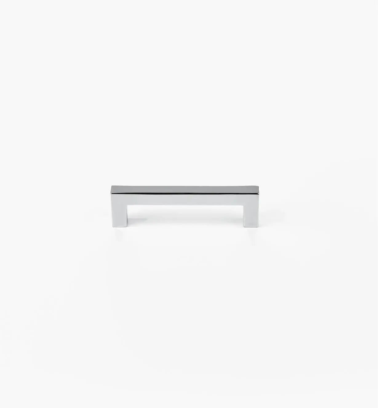 SQUARED POLISHED CHROME CABINET HANDLES: ELEGANT HARDWARE FOR KITCHEN & FURNITURE | HANDCRAFTED DÉCOR BRASS CABINET PULL - DRAWER PULLS