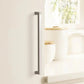 SQUARED POLISHED CHROME CABINET HANDLES: ELEGANT HARDWARE FOR KITCHEN & FURNITURE | HANDCRAFTED DÉCOR BRASS CABINET PULL - DRAWER PULLS