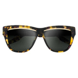 Dusky: Polished Vintage Tortoise - Brushed Black / Grey Lens