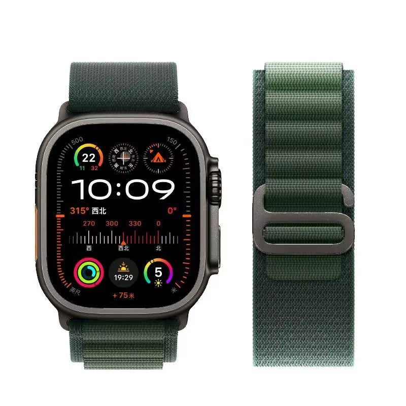 STRETCH ALPINE LOOP BAND FOR APPLE WATCH – NYLON D-HOOK STRAP