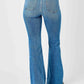 JUDY BLUE FULL SIZE HIGH-WAISTED CLASSIC FLARE JEANS PLUS SIZE