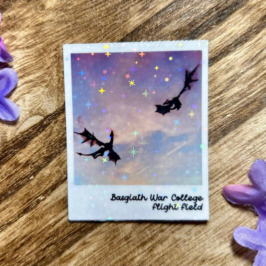 Awfullynerdy.co - Basgiath War College Flight Field Sticker