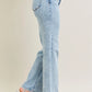 JUDY BLUE FULL SIZE HIGH WAIST STONE WASH STRAIGHT JEANS PLUS SIZE