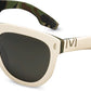 Jagger - Polished Ivory - DPM / Green Grey Lens